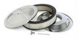 Trans-Dapt Performance Chrome Air Cleaners 2195 Filter Assembly, 14 in. Diameter, Round, Dropped Base, Steel, Chrome, 3 in. Filter Height, Each thumbnail 3