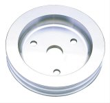 Trans-Dapt Performance Aluminum Crankshaft Pulleys 6053 Pulley, V-Belt, 2-Groove, Aluminum, Polished, Chevy, Small Block, Short Pump, Each thumbnail 1