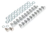 Trans-Dapt Performance Oil Pan Stud Kits 9272 Bolts Chrome BB Chevy, Pontiac, and Mopar Hex Head thumbnail 1