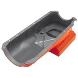 Trans-Dapt Performance Drag Race Oil Pans 9729 Pan, Steel, Orange, 6 qt., Chevy, Big Block, Each thumbnail 1