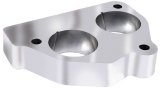 Trans-Dapt Performance Swirl-Torque TBI Spacers 2534 Throttle Body Spacer, Swirl-Torque, Aluminum, Natural, 1 in., Chevy, GMC, Pickup/SUV, Each thumbnail 4