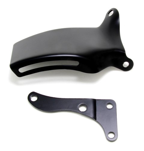 Trans-Dapt Performance Steel Alternator Brackets 8517 Bracket, Steel, Black Powdercoated, Water Pump Mount, Long Water Pump, Chevy, Small Block, Kit
