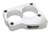 Trans-Dapt Performance Smooth Bore TBI Spacers 2771 Throttle Body Spacer, Bore, Aluminum, Natural, 1 in., Dodge, Pickup, V10, Each thumbnail 1
