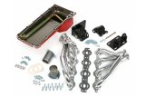 Trans-Dapt Performance Swap-In-A-Box Complete Engine Swap Kits 42162 Kits, Complete, Mid-length Silver Ceramic Coated Steel Headers, Motor Mounts, Red Oil Pan, Chevrolet, GMC, LS, Kit thumbnail 6