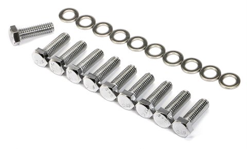 Trans-Dapt Performance Products Differential Cover Fasteners 9249 DIFF COVER BOLT SET FOR GM 10 BOLT & DANA 44 ALUM. COVER