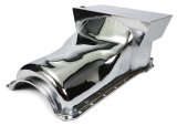 Trans-Dapt Performance Products Oil Pans 9301 BB FORD OIL PAN 1970-1982 351C, 351M, 400 8QT FRONT SUMP CHROME thumbnail 3