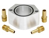 Trans-Dapt Performance Products Water Neck Spacers 6105 Spacer, Spacer Billet 2" With Dual 3/8" Npt Ports thumbnail 3