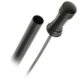 Trans-Dapt Performance Products Transmission Fluid Dipsticks 7176 Dipstick, Chevy Turbo 350 Black Billet Alum Handle Trans Dipstick thumbnail 2