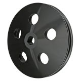 Trans-Dapt Performance Products Power Steering Pulleys 7182 Pulley, Early GM Aluminum P/S Pulley Black thumbnail 1