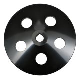 Trans-Dapt Performance Products Power Steering Pulleys 7182 Pulley, Early GM Aluminum P/S Pulley Black thumbnail 2