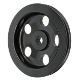 Trans-Dapt Performance Products Power Steering Pulleys 7182 Pulley, Early GM Aluminum P/S Pulley Black thumbnail 4