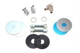 Trans-Dapt Performance Hood Lock Sets 4062 Pins, Locking-Style, 2.75 in. Long, 7/16 in. Diameter, Steel, Chrome Plated, Kit thumbnail 1