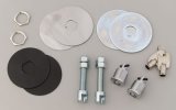 Trans-Dapt Performance Hood Lock Sets 4062 Pins, Locking-Style, 2.75 in. Long, 7/16 in. Diameter, Steel, Chrome Plated, Kit thumbnail 2
