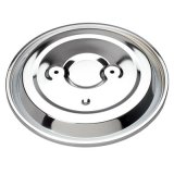 Trans-Dapt Performance Chrome Air Cleaner Tops 2384 top 94-Up S10 S15 truck 4.3L V6 dual wing nut 12 3/4 Dia thumbnail 3