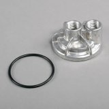 Trans-Dapt Performance Spin-On Oil Filter Bypass Adapters 1058 Adapter, Bypass, Spin-On, Aluminum, Natural, 20mm x 1.5mm Thread, 1/2 in. NPT Inlet/Outlet, Each thumbnail 2
