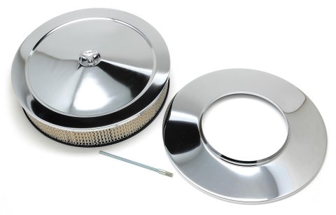Trans-Dapt Performance Products Air Cleaners 2300 Cleaner, Chrome Cleaner 14In X 3In Dominator Base