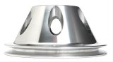 Trans-Dapt Performance Aluminum Water Pump Pulleys 6050 Pulley, V-Belt, 1-Groove, Aluminum, Polished, Chevy, Small Block, Short Pump, Each thumbnail 3