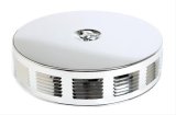 Trans-Dapt Performance Chrome Air Cleaners 2293 Filter Assembly, Round, Dropped Base, Steel, Chrome, Louvered Style, Paper Element, 5.125 in. Inlet, Each thumbnail 2