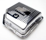 Trans-Dapt Performance Transmission Pans 9198 Pan, Deep, Steel, Chrome, Finned, GM, TH350, Extension Not Included, Each thumbnail 2