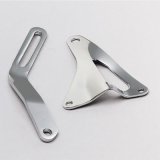 Trans-Dapt Performance Steel Alternator Brackets 9455 Bracket, Steel, Chrome, Cylinder Head Mount, Ford, Kit thumbnail 2