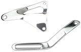 Trans-Dapt Performance Steel Alternator Brackets 9455 Bracket, Steel, Chrome, Cylinder Head Mount, Ford, Kit thumbnail 3