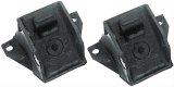 Trans-Dapt Performance Motor Mounts 9592 Mounts, Frame Pad, Bolt-In, Rubber, Heavy-Duty Replacement Oldsmobile, Black, Oldsmobile, V8, Pair thumbnail 1