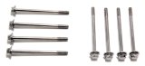 Trans-Dapt Performance Chrome Valve Cover Bolts 9812 Bolts, Steel, Chrome, Hex, Centerbolt, Stamped Steel Covers, Chevy Small Block, Set of 8 thumbnail 1