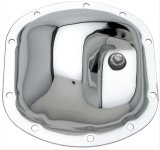 Trans-Dapt Performance Chrome 10 Bolt Dana 30 Differential Cover 9238 Cover, Steel, Chrome, 30, Each thumbnail 2