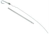 Trans-Dapt Performance Engine Oil Dipstick and Tube Kits 9224 with Tube, Engine, Steel, Chrome, Dodge, Mopar, Small Block, Each thumbnail 1