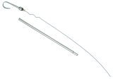 Trans-Dapt Performance Engine Oil Dipstick and Tube Kits 9224 with Tube, Engine, Steel, Chrome, Dodge, Mopar, Small Block, Each thumbnail 2