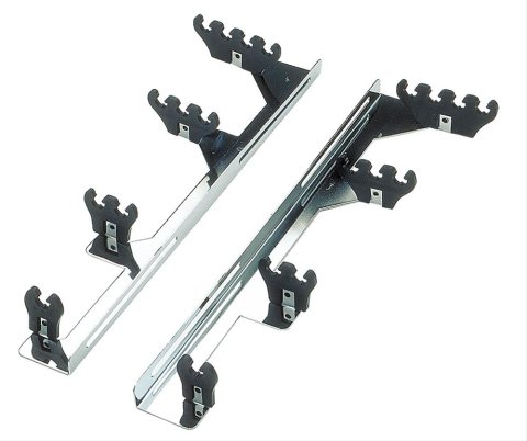 Trans-Dapt Performance Universal Wire Looms 9517 Linear Chrome with Black Separators