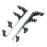 Trans-Dapt Performance Universal Wire Looms 9517 Linear Chrome with Black Separators thumbnail 2