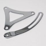 Trans-Dapt Performance Steel Alternator Brackets 9457 Bracket, Steel, Chrome, Cylinder Head Mount, Mopar, Big Block B/RB, Set thumbnail 2