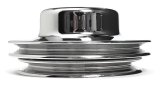 Trans-Dapt Performance Chrome Water Pump Pulleys 9723 Pulley, V-Belt, 2-Groove, Steel, Chrome, Chevy, Big Block, Long Pump, Each thumbnail 4