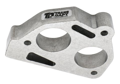 Trans-Dapt Performance Smooth Bore TBI Spacers 2733 Throttle Body Spacer, Bore, Aluminum, Natural, 1 in., Chevy, GMC, Pickup/SUV, Each thumbnail 3