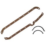 Trans-Dapt Performance Products Oil Pan Gaskets 4340 Gasket, Multi-Piece, Cork/Rubber, Chevy, 265-350, Each thumbnail 2