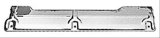 Trans-Dapt Performance Radiator Support Panels 8426 Panel, Steel, Black Powdercoated, Fits Vehicles with Heavy-duty Radiators, Chevy, Each thumbnail 2