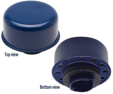 Trans-Dapt Performance PerfectMatch Valve Cover Breathers 8319 2 3/4" TWIST-IN BREATHER CAP- FORD BLUE POWDERCOAT