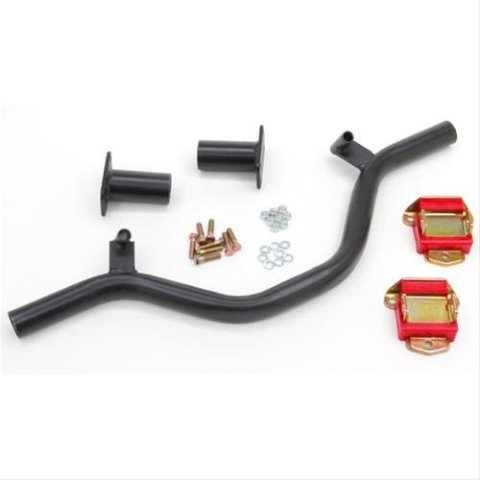 Trans-Dapt Performance Universal Crossmember Motor Mounts 4850 Engine Crossmember, Steel, Black, 24 in. To 37 in. Frame Rail Width Range, Chevy, Kit