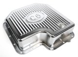 Trans-Dapt Performance Transmission Pans 9109 Pan, Extra Capacity, Steel, Chrome, Ford, C6, Each thumbnail 2