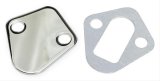 Trans-Dapt Performance Fuel Pump Block-Off Plates 2055 Plate, Steel, Chrome Plated, Chevy, Chrysler, Dodge, Ford, Each thumbnail 2