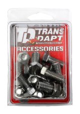 Trans-Dapt Performance Products Differential Cover Fasteners 9239 DIFF COVER BOLT SET FOR DANA 60 CHROME COVER thumbnail 2