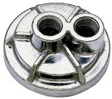Trans-Dapt Performance Spin-On Oil Filter Bypass Adapters 1022 Adapter, Bypass, Spin-On, Aluminum, Natural, 13/16-16 in. Thread, 1/2 in. NPT Inlet/Outlet, Each thumbnail 3