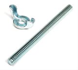 Trans-Dapt Performance Air Filter Assembly Studs 2174 Cleaner Stud/Nut, Steel, Chrome Plated, 1/4 in.-20 Thread, 3.0 in. Length, Each thumbnail 1