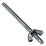 Trans-Dapt Performance Air Filter Assembly Studs 2174 Cleaner Stud/Nut, Steel, Chrome Plated, 1/4 in.-20 Thread, 3.0 in. Length, Each thumbnail 2