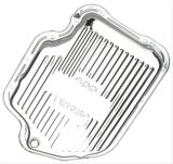 Trans-Dapt Performance Transmission Pans 9121 Pan, Stock, Steel, Chrome, Finned, GM, TH400, Each thumbnail 1