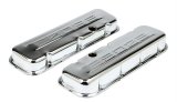 Trans-Dapt Performance Chrome Valve Covers 9848 Covers, Stock Height, Steel, Chrome, 502 Logo, Chevy, Big Block, Pair thumbnail 3
