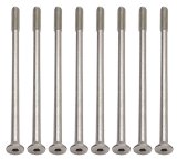 Trans-Dapt Performance Chrome Valve Cover Bolts 6972 Bolts, Steel, Chrome, 1/4 in.-20 RH, 5.0 in. Length, Chevy, Small Block/4.3L, Set of 8 thumbnail 2