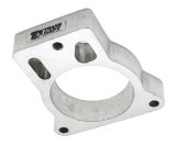 Trans-Dapt Performance Smooth Bore TBI Spacers 2765 Throttle Body Spacer, Bore, Aluminum, Natural, 1 in., Chevy, GMC, Pickup/SUV, Each thumbnail 1