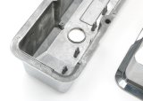 Trans-Dapt Performance Diecast Aluminum Valve Covers 6093 Covers, Tall, Aluminum, Polished, Flames, Chevy, Small Block, Pair thumbnail 1
